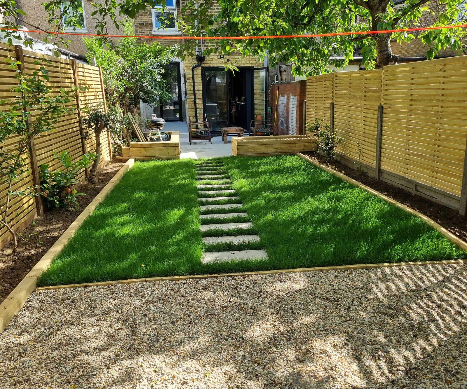 Beautifully landscaped UK garden