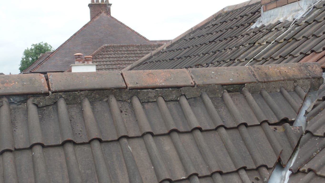 Ridge Tile Re-Bedding
